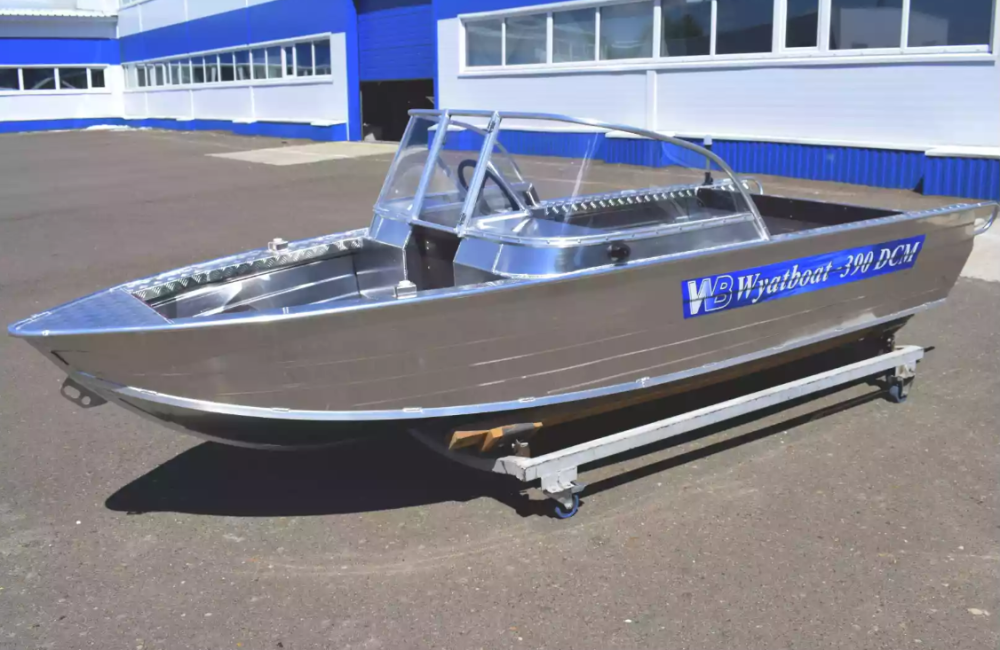 Алюминиевая лодка Wyatboat-390 DCM в Октябрьском