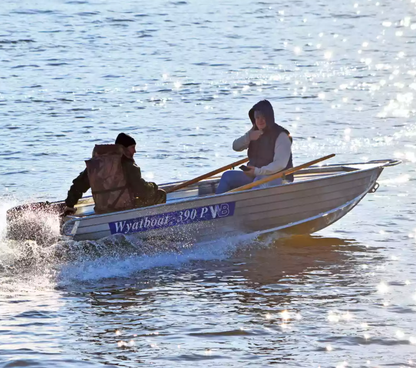 Алюминиевая лодка Wyatboat-390 P в Октябрьском