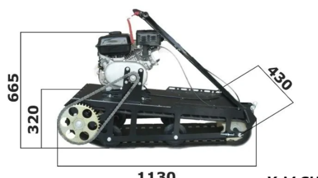 Мотобуксировщик XTREME-MOTORS "Конек-Горбунок" 6.5 л.с. в Октябрьском