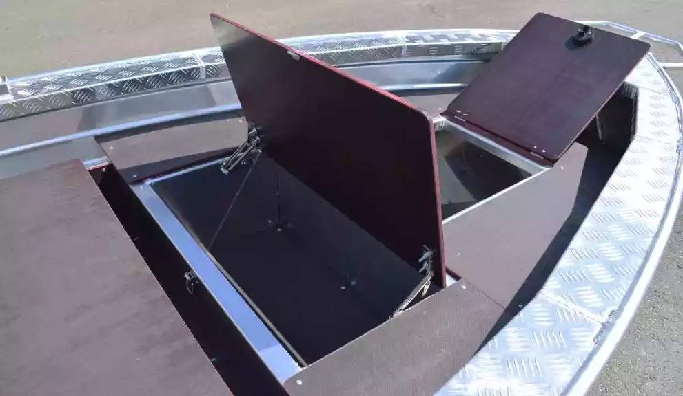 Алюминиевая лодка Wyatboat-390Р Fish в Октябрьском