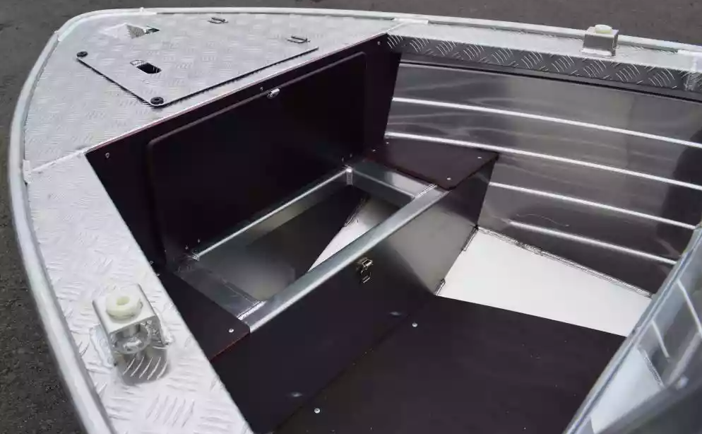 Алюминиевая лодка Wyatboat-390 DCM Увеличенный борт в Октябрьском