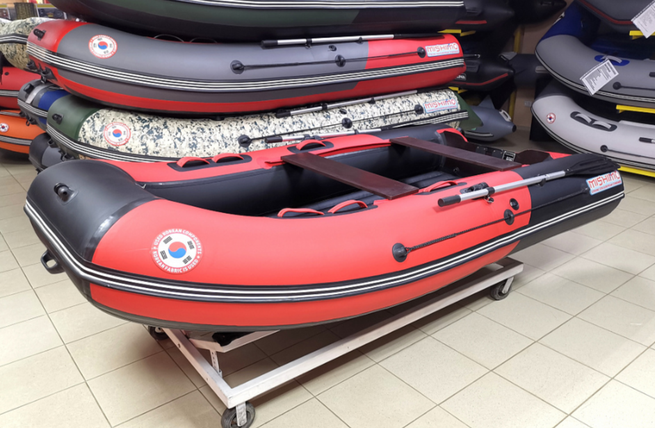 КОМПЛЕКТ Лодка MISHIMO PRO 350 + ЛОДОЧНЫЙ МОТОР MARLIN MP 9.9 (20) AMHS PRO в Октябрьском