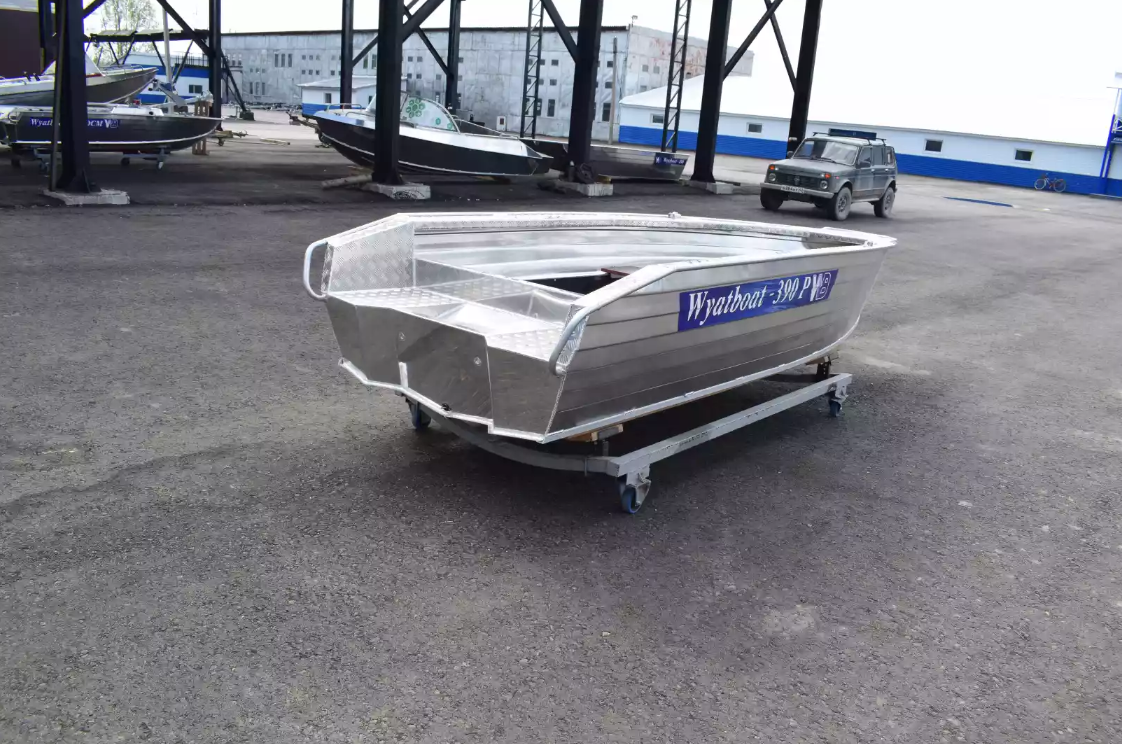 Алюминиевая лодка Wyatboat-390Р Увеличенный борт в Октябрьском