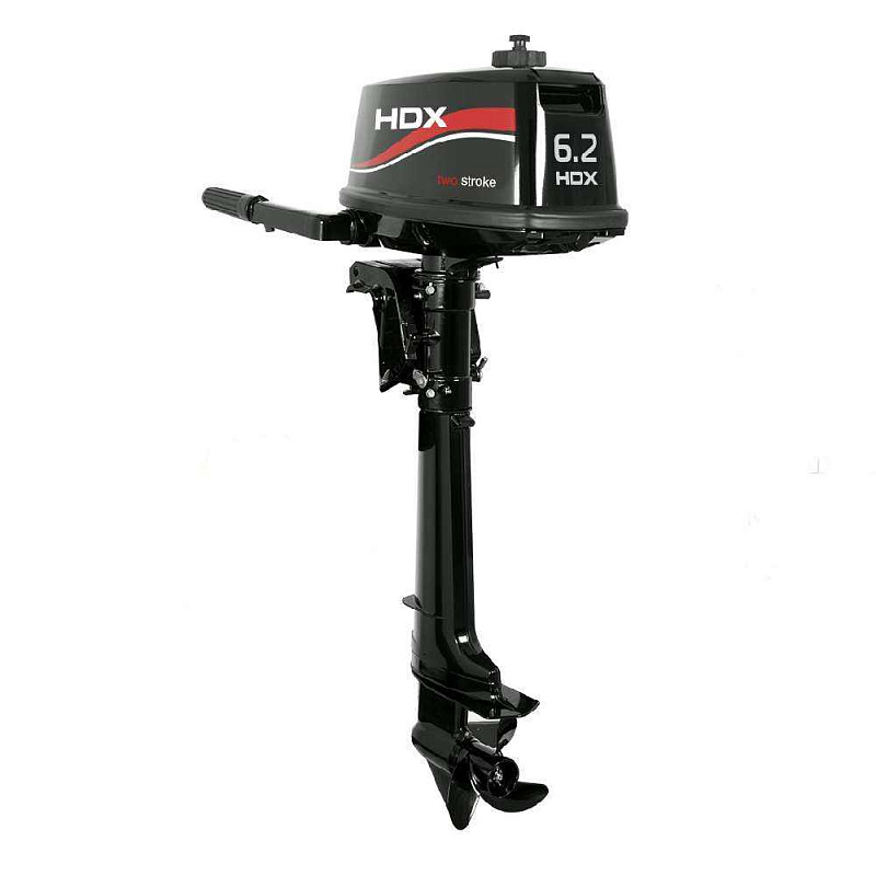 Лодочный мотор 2-х тактный HDX R series T 6,2 BMS (с топливным баком 12л) в Октябрьском