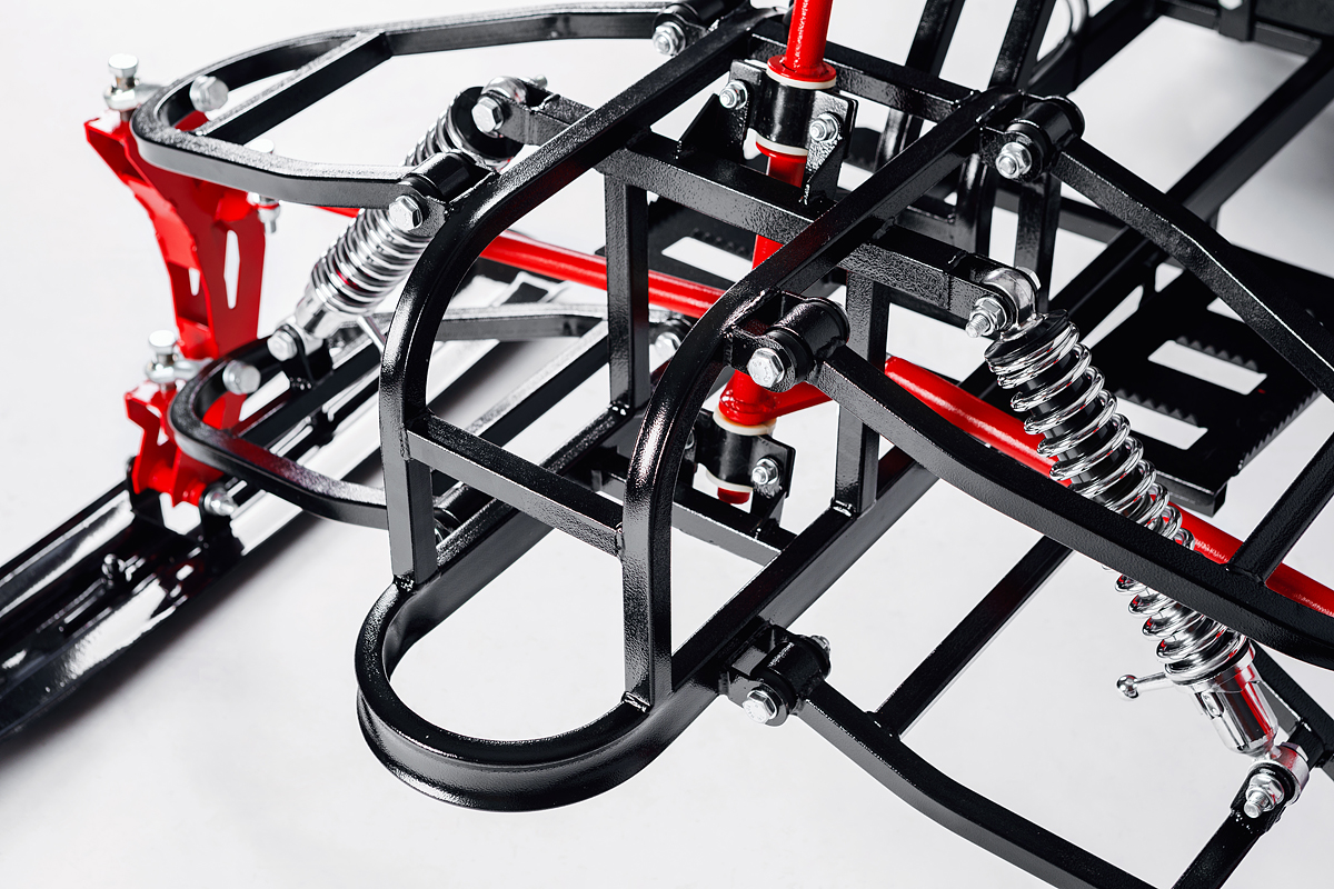 Лыжный модуль IKUDZO с подогревом ручек пластиковые лыжи в Октябрьском