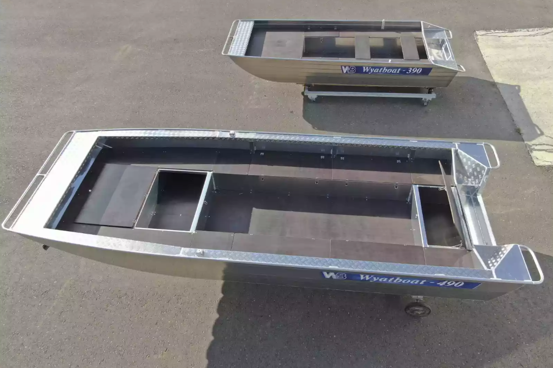 Алюминиевая лодка Wyatboat-490 Jonboat в Октябрьском