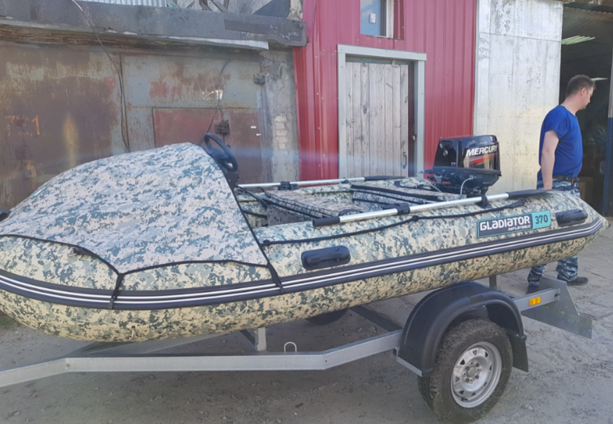 НАДУВНАЯ ЛОДКА GLADIATOR C370AL в Октябрьском