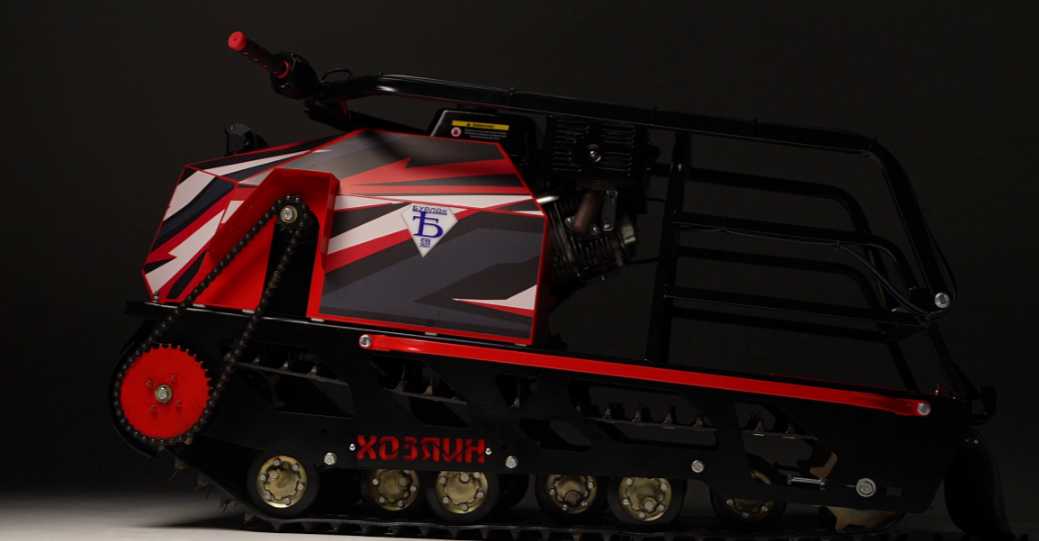 Мотобуксировщик Бурлак ХОЗЯИН-2 в Октябрьском