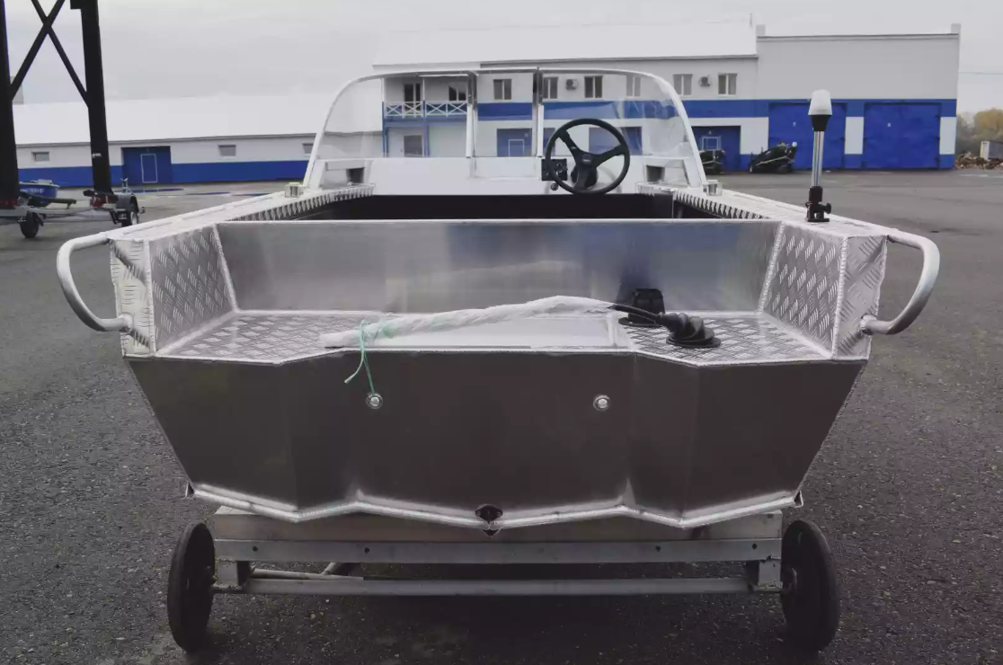Алюминиевая лодка Wyatboat-390 Pro в Октябрьском