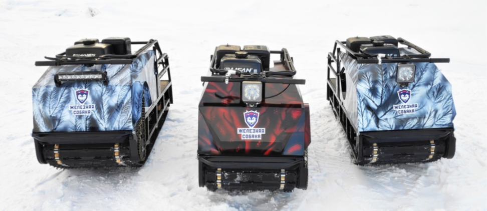 Мотобуксировщик Irondog (Железная собака) M600 15 Камуфляж Охотник в Октябрьском