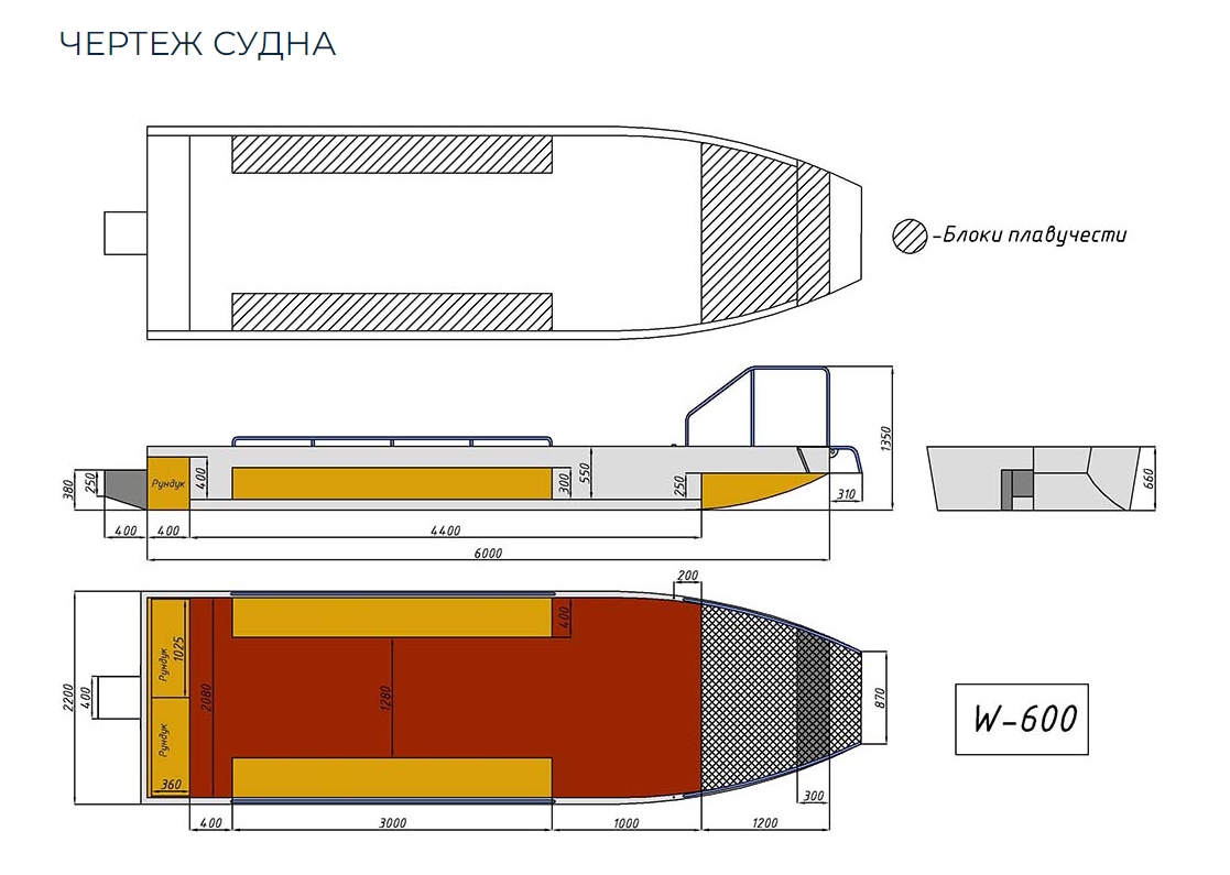 Алюминиевая лодка Wyatboat-600 в Октябрьском