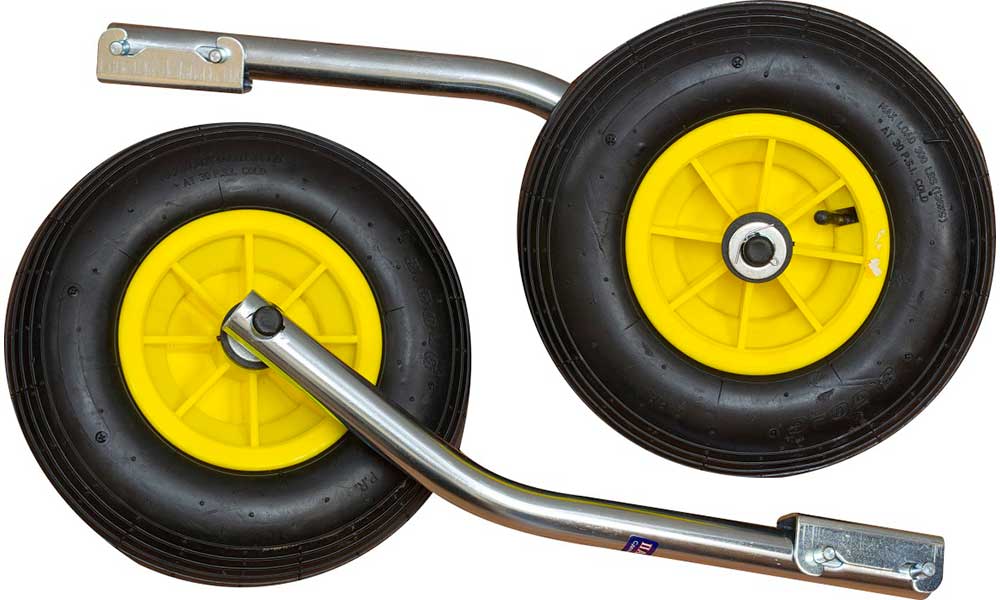 Транцевые колеса 330 мм модульные удлиненные в Октябрьском