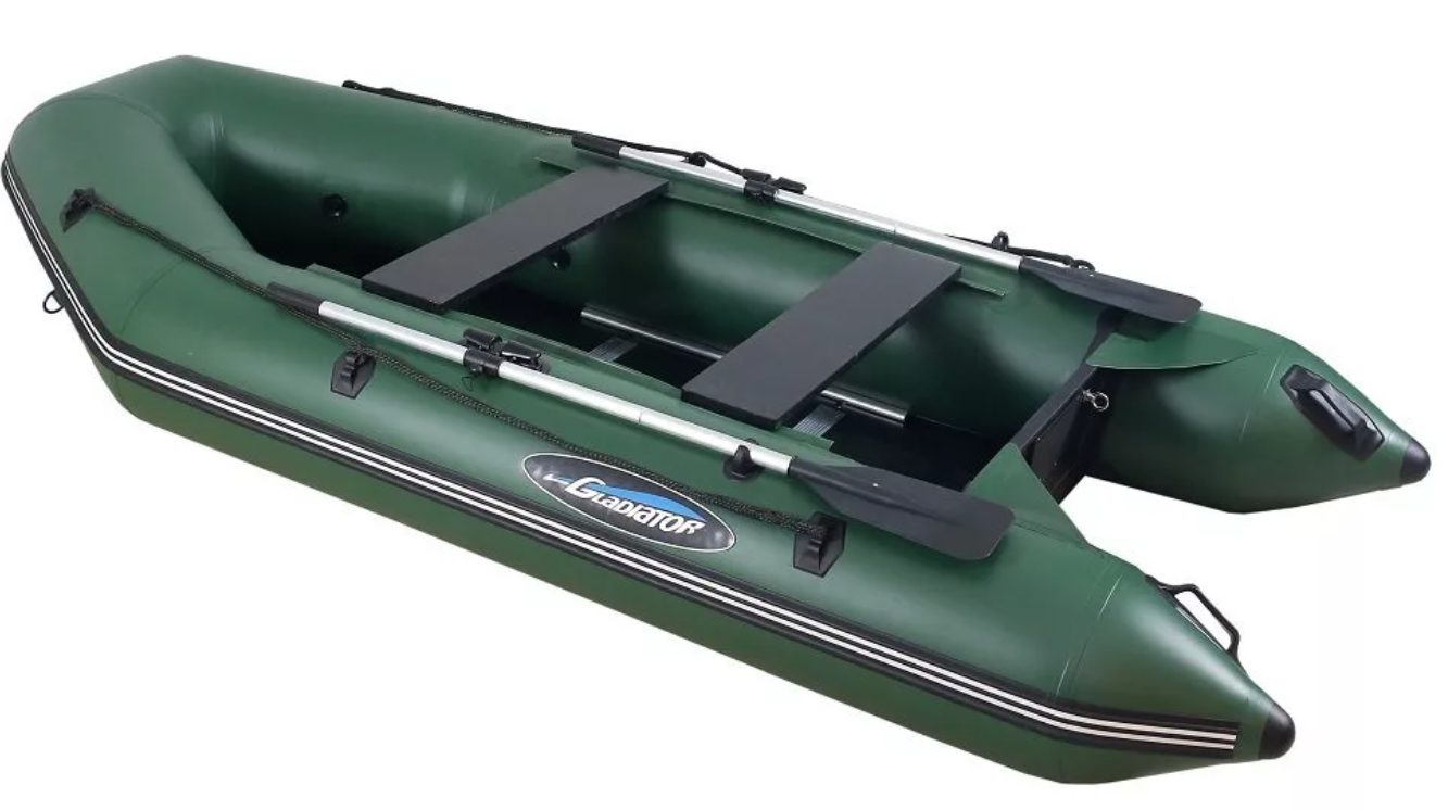 МОТОРНО-ГРЕБНАЯ ЛОДКА ПВХ GLADIATOR A 320 ТК С ФАНЕРНЫМ ПОЛОМ в Октябрьском