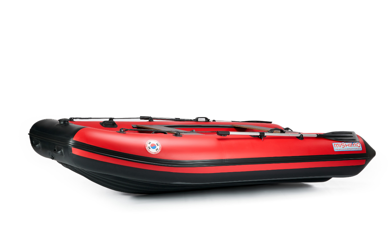 КОМПЛЕКТ ЛОДКА MISHIMO RAPID 380 PRO+ ЛОДОЧНЫЙ МОТОР MARLIN MP 9.9 (20) AMHS PROLINE FORCE в Октябрьском