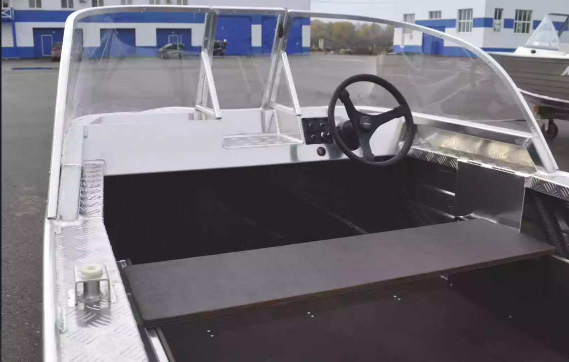 Алюминиевая лодка Wyatboat-390 Pro в Октябрьском