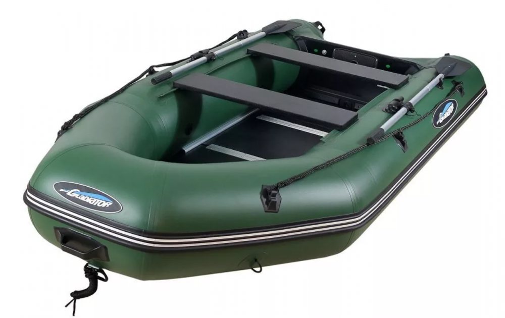 МОТОРНО-ГРЕБНАЯ ЛОДКА ПВХ GLADIATOR A 320 ТК С ФАНЕРНЫМ ПОЛОМ в Октябрьском