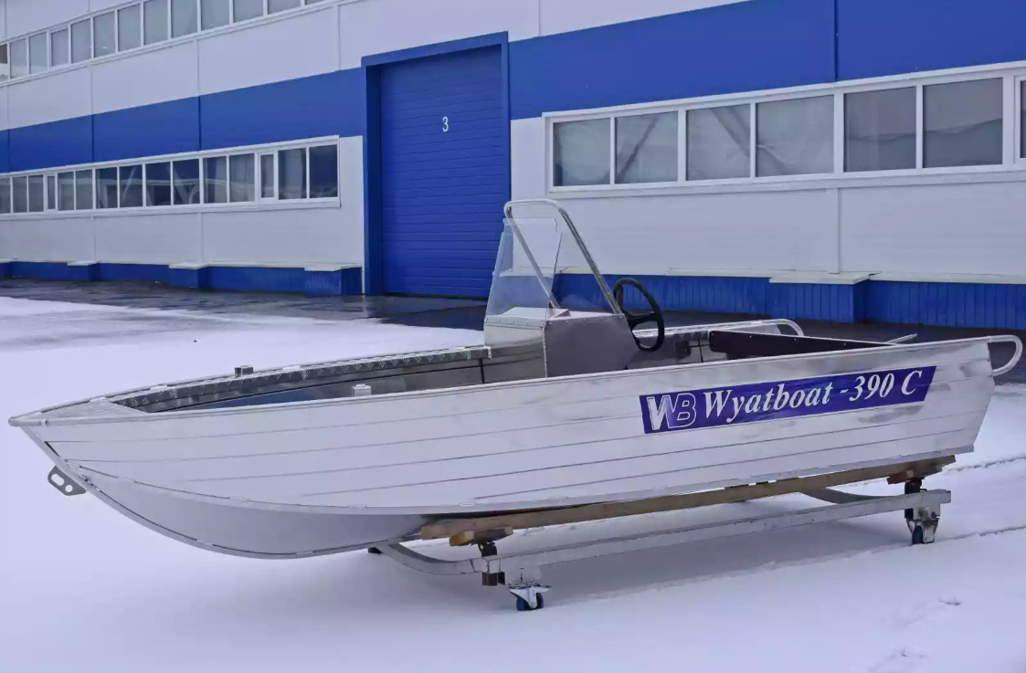 Алюминиевая лодка Wyatboat-390 C в Октябрьском