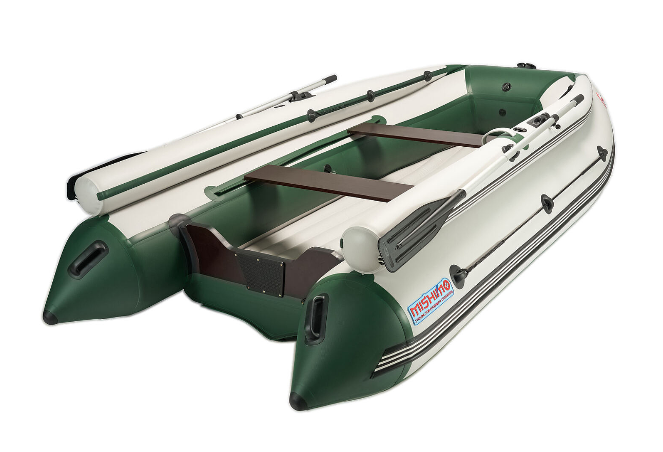 КОМПЛЕКТ ЛОДКА MISHIMO FAMILY LITE 370 + МОТОР MARLIN MP 9.9 AMHS PROLINE FORCE в Октябрьском