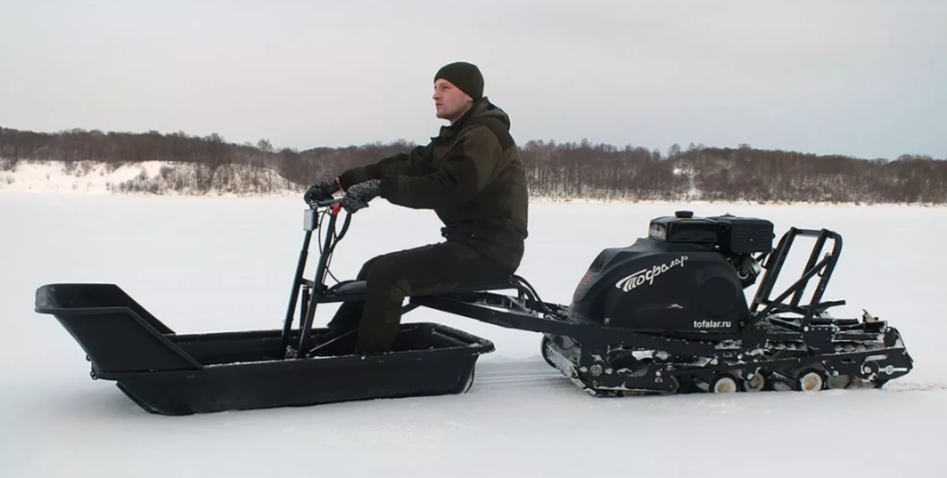 Мотобуксировщик Тофалар 500 с модулем Толкач в Октябрьском