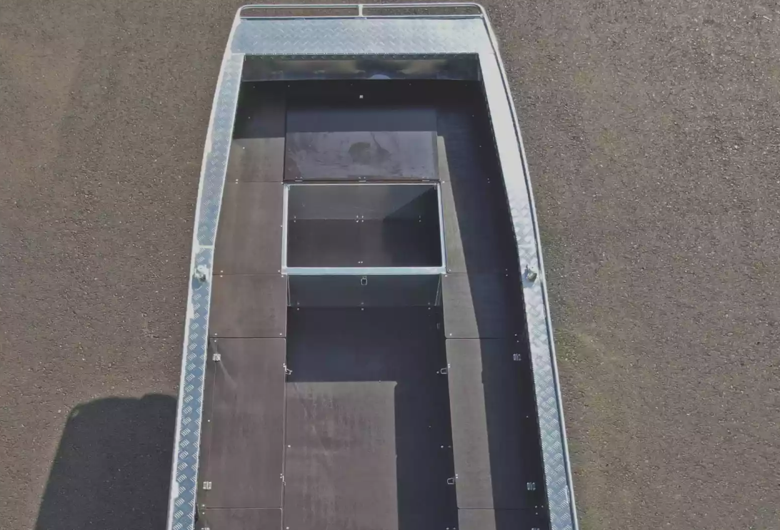 Алюминиевая лодка Wyatboat-490 Jonboat в Октябрьском