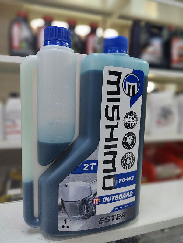 Масло MISHIMO 2T OUTBOARD (ESTER) полусинтетика 1 л в Октябрьском