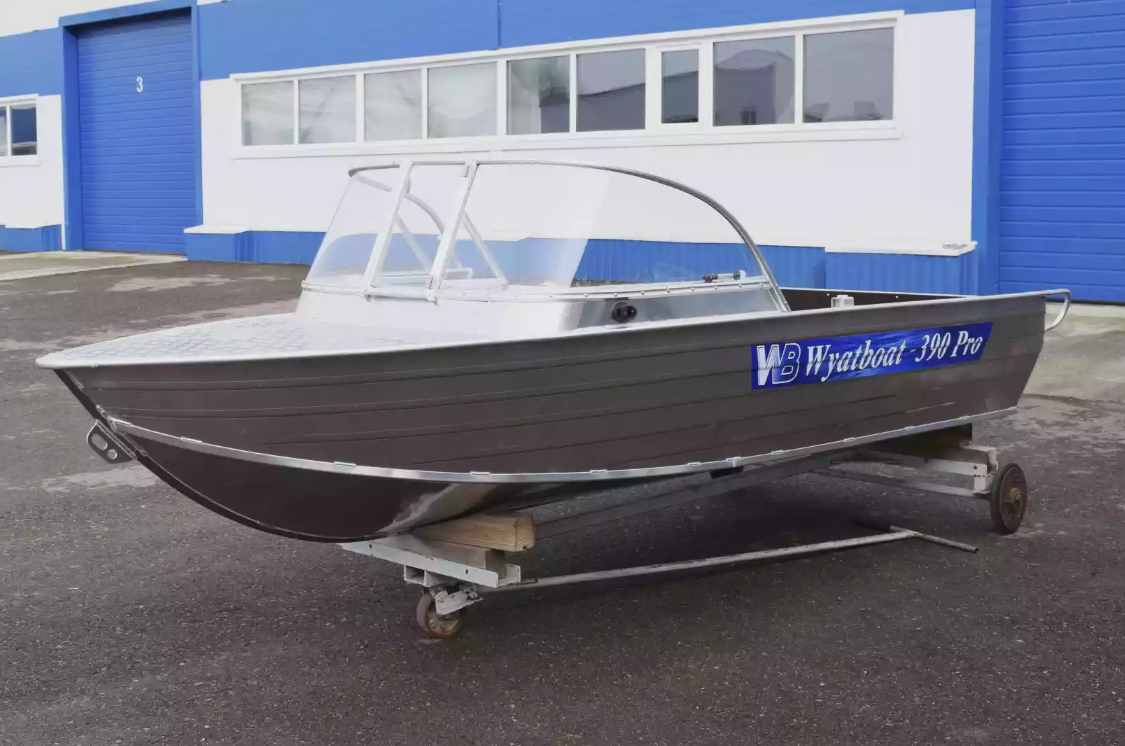 Алюминиевая лодка Wyatboat-390 Pro в Октябрьском