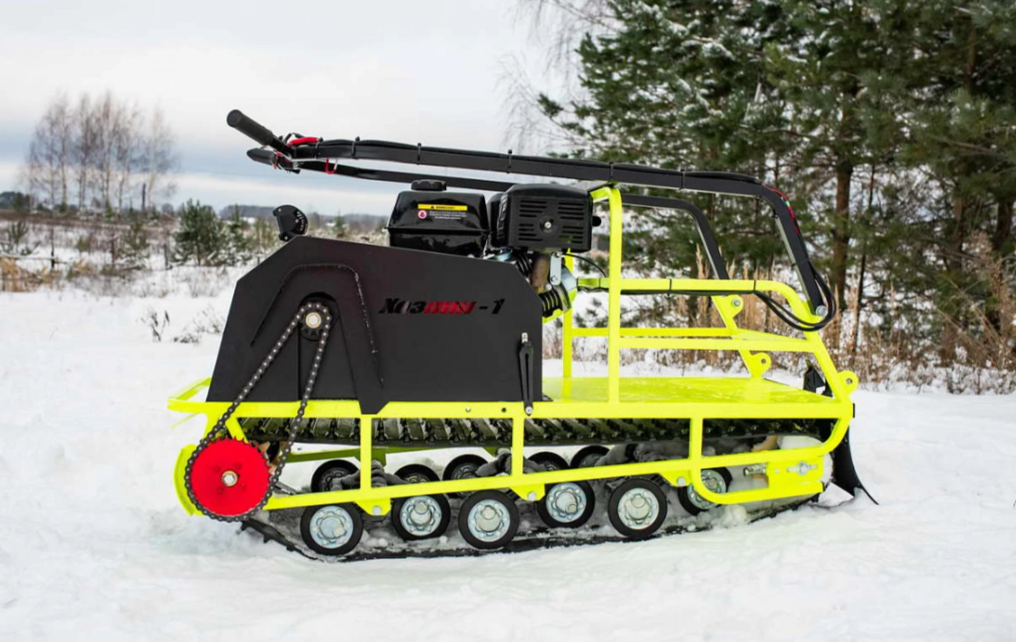 Мотобуксировщик Бурлак ХОЗЯИН-1 (капот металл) в Октябрьском