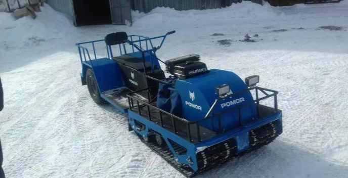 Мотобуксировщик POMOR X-2 K18 в Октябрьском