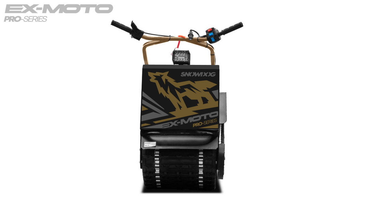 Мотобуксировщик EX-MOTO SNOWDOG S380 8л.с. в Октябрьском