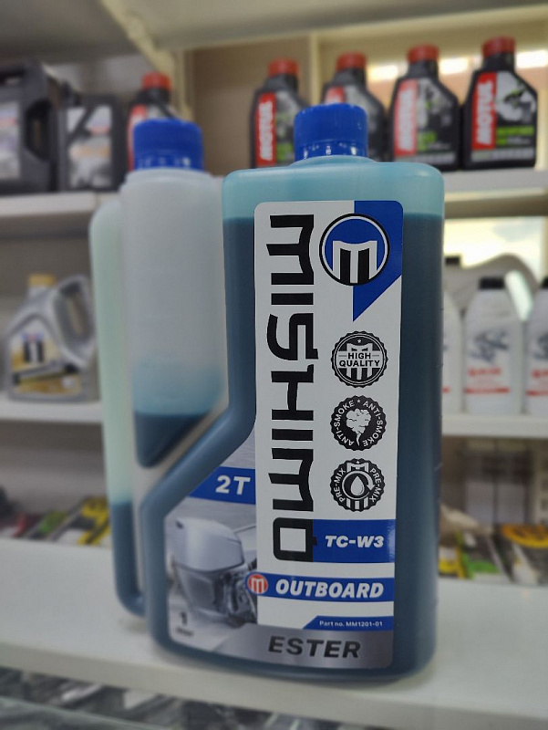 Масло MISHIMO 2T OUTBOARD (ESTER) полусинтетика 1 л в Октябрьском