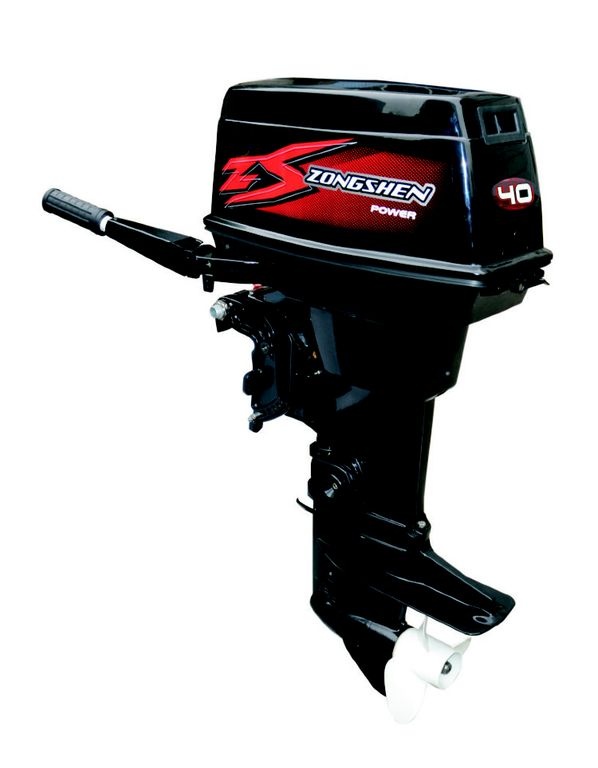 Лодочный мотор Zongshen T40 (+руль+пульт) в Октябрьском