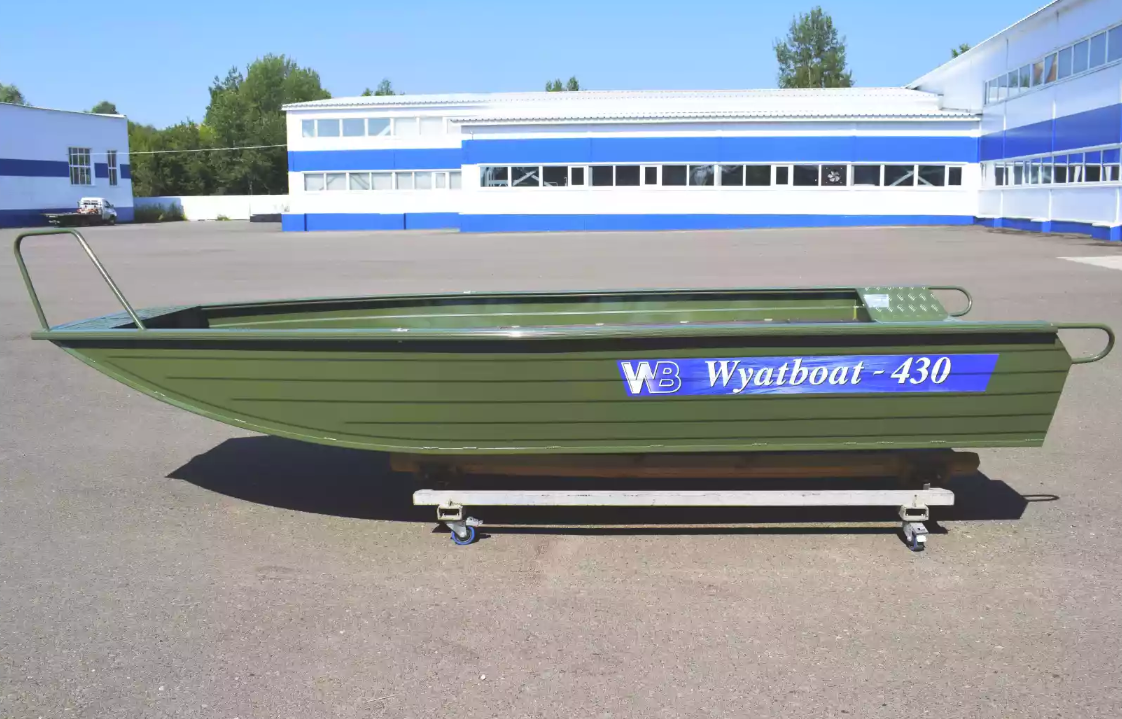 Алюминиевая лодка  Wyatboat-430 Master Fish в Октябрьском