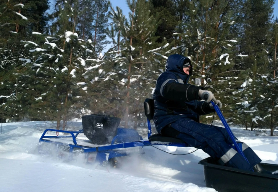 Мотобуксировщик толкач Альбатрос-XL8 с модулем. Без фары, тележки в Октябрьском