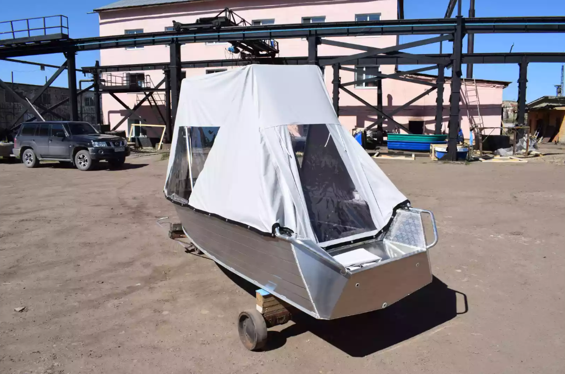 Алюминиевая лодка Wyatboat-390 У в Октябрьском