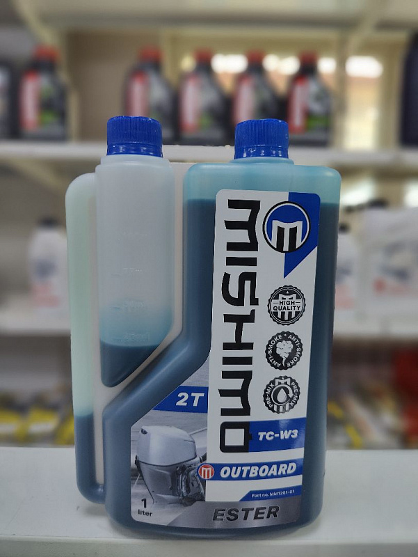 Масло MISHIMO 2T OUTBOARD (ESTER) полусинтетика 1 л в Октябрьском