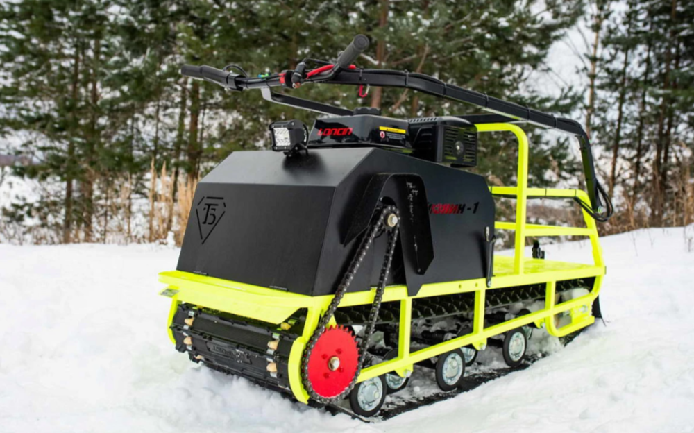 Мотобуксировщик Бурлак ХОЗЯИН-1 (капот металл) в Октябрьском