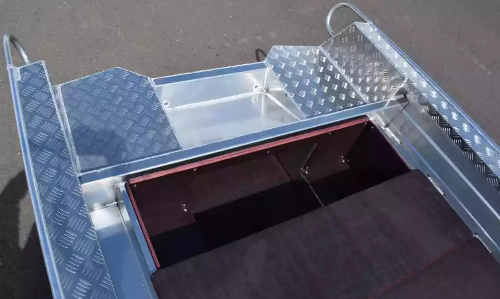 Алюминиевая лодка Wyatboat-390Р Fish в Октябрьском