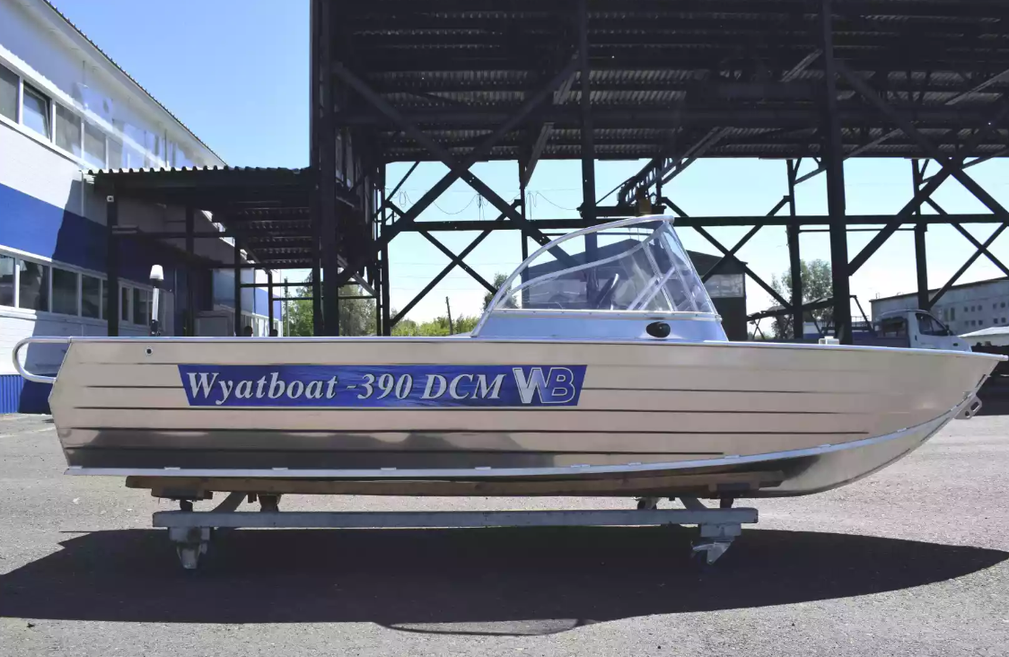 Алюминиевая лодка Wyatboat-390 DCM в Октябрьском
