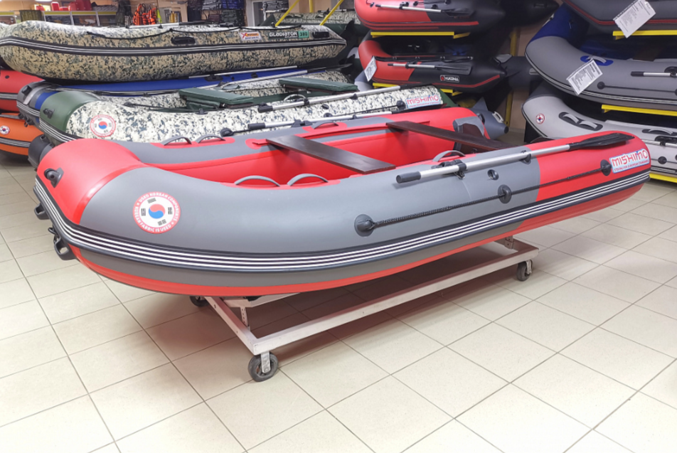 КОМПЛЕКТ Лодка MISHIMO PRO 350 + ЛОДОЧНЫЙ МОТОР MARLIN MP 9.9 (20) AMHS PRO в Октябрьском