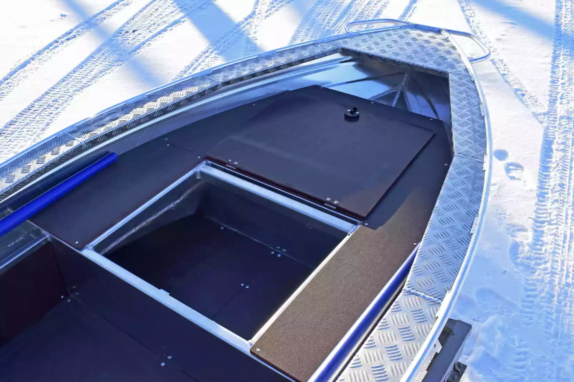 Алюминиевая лодка Wyatboat-370 Р FISH в Октябрьском