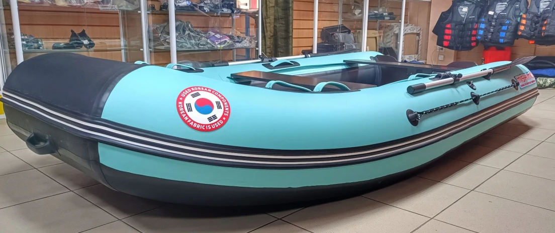 КОМПЛЕКТ ЛОДКА MISHIMO LITE 350 + МОТОР 9,9 (15) Л.С. в Октябрьском