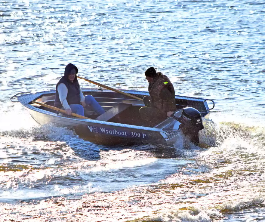 Алюминиевая лодка Wyatboat-390 P в Октябрьском