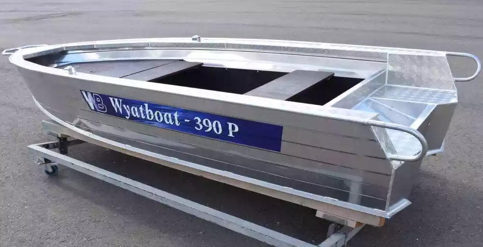 Алюминиевая лодка Wyatboat-390Р Fish в Октябрьском
