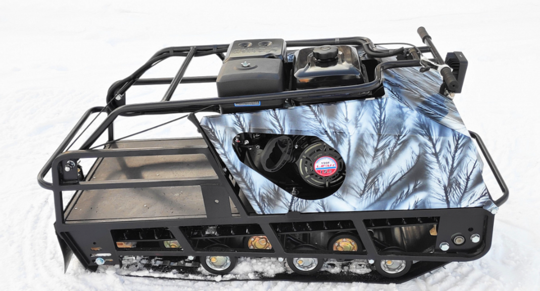 Мотобуксировщик Irondog (Железная собака) M600 15 Камуфляж Охотник в Октябрьском