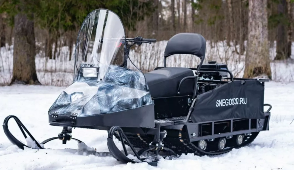 Миниснегоход Егерь Экспедитор 20 л.с. , реверс, тормоз, капот белый в Октябрьском