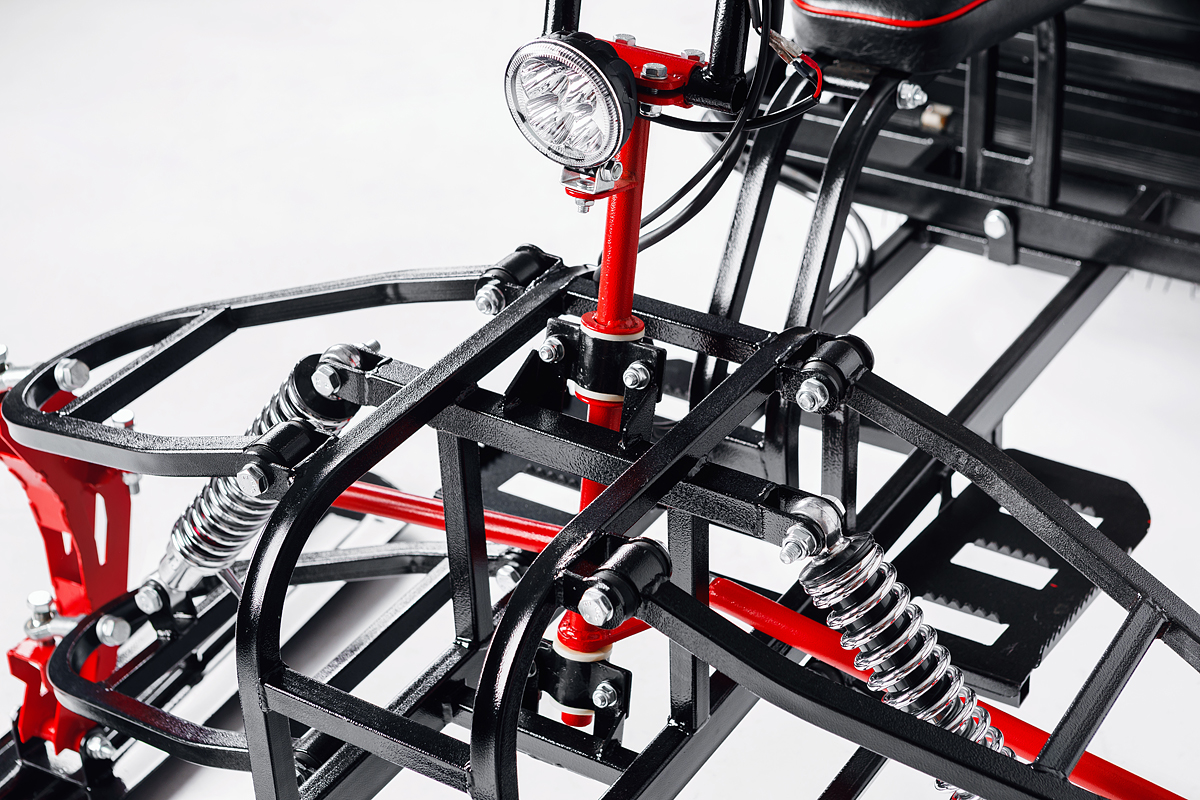 Лыжный модуль IKUDZO с подогревом ручек пластиковые лыжи в Октябрьском