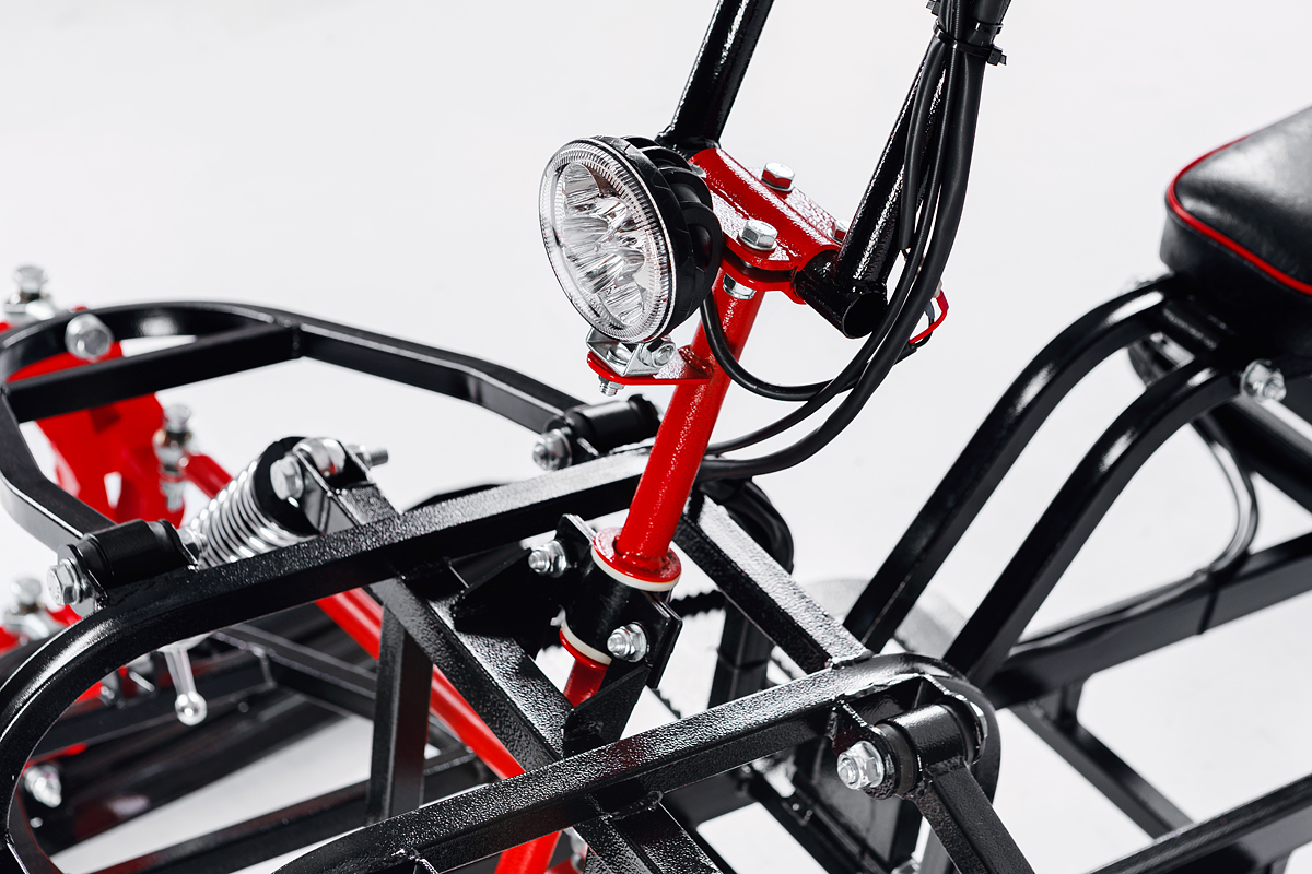 Лыжный модуль IKUDZO с подогревом ручек пластиковые лыжи в Октябрьском