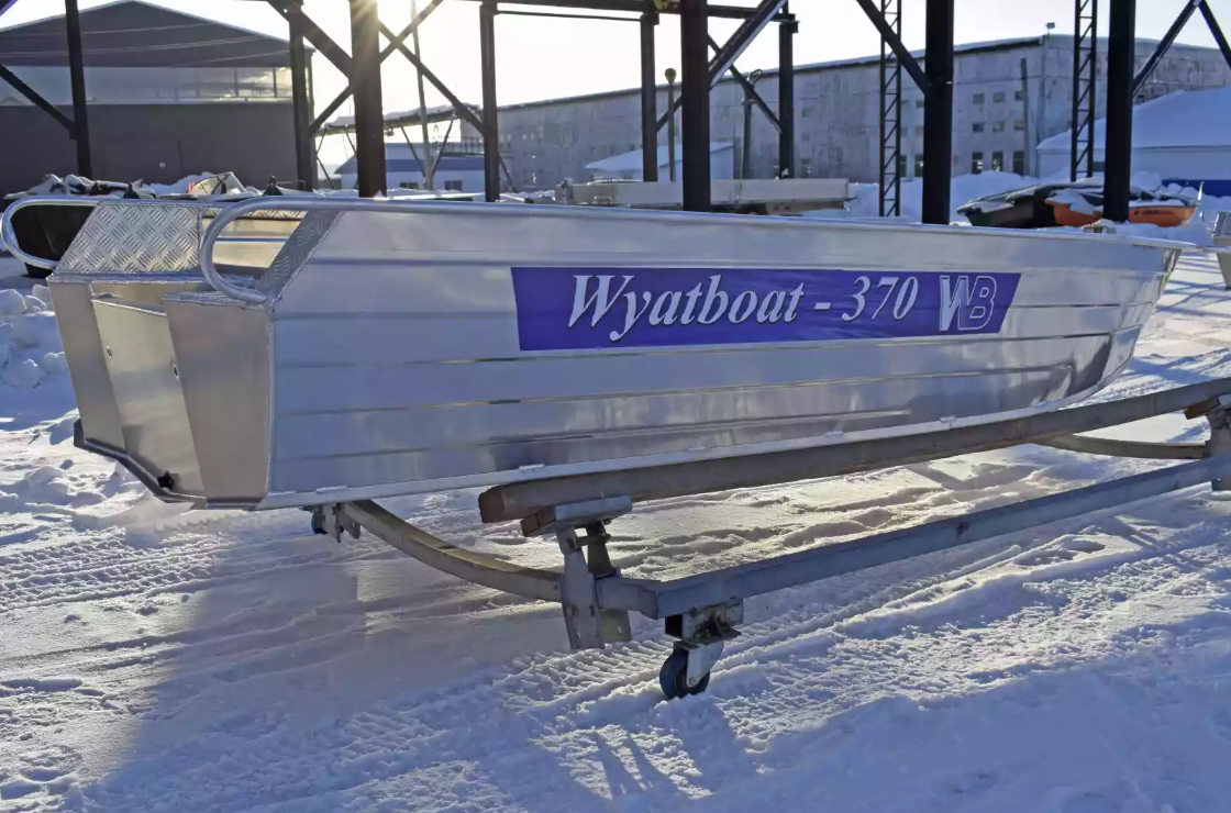 Алюминиевая лодка Wyatboat-370 Р в Октябрьском