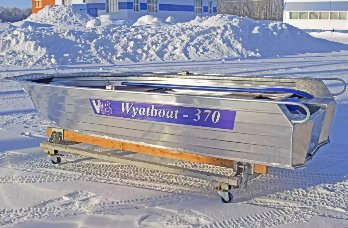 Алюминиевая лодка Wyatboat-370 Р FISH в Октябрьском