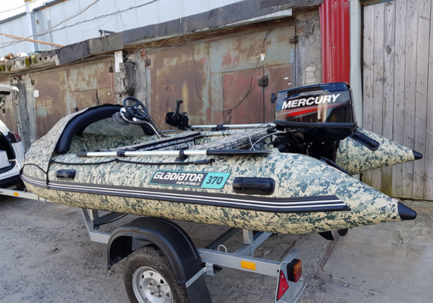 НАДУВНАЯ ЛОДКА GLADIATOR C370AL в Октябрьском